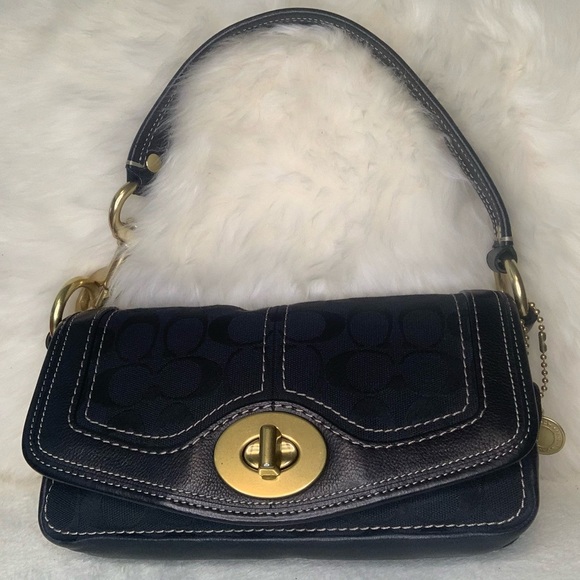 Coach Handbags - COACH Shoulder Bag In Signature Coated Canvas